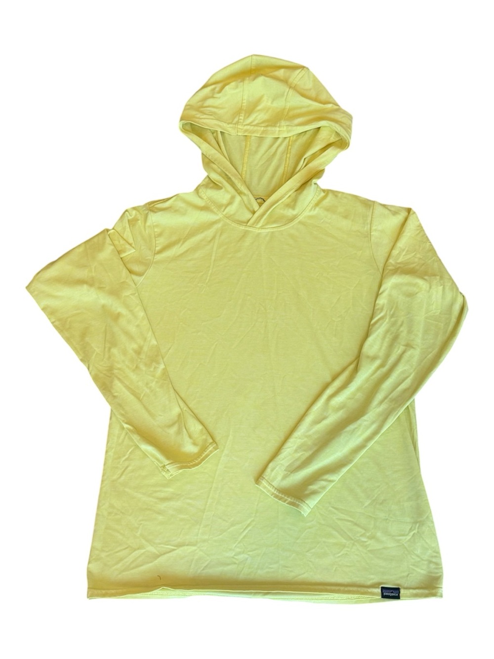 Patagonia Heathered Yellow Women's lightweight Hoodie Pullover